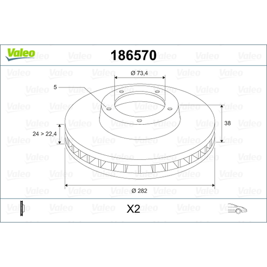 186570 - Brake Disc 