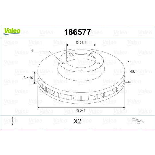 186577 - Brake Disc 