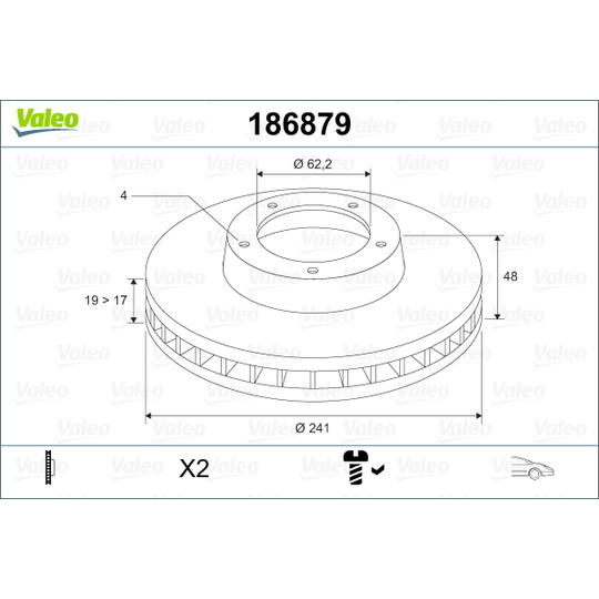 186879 - Brake Disc 