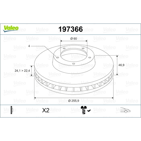 197366 - Brake Disc 