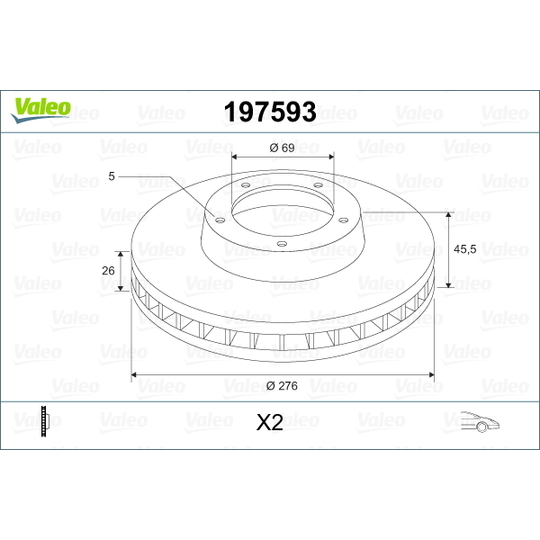 197593 - Brake Disc 