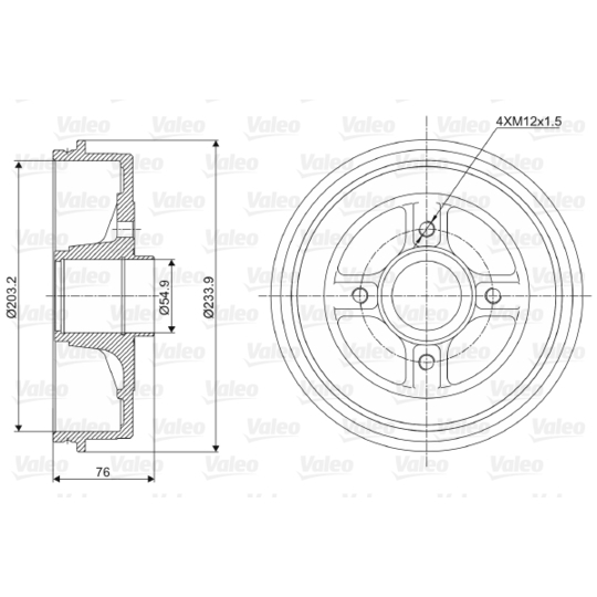 237003 - Brake Drum 