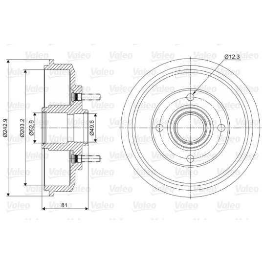 237012 - Brake Drum 