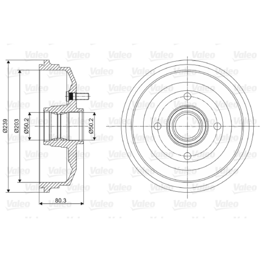 237070 - Brake Drum 