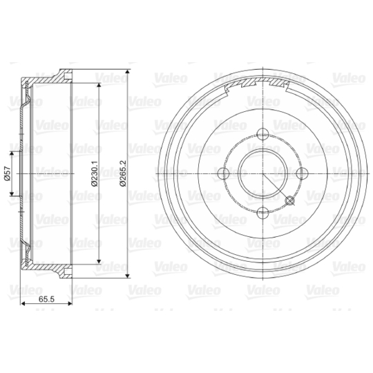 237072 - Brake Drum 