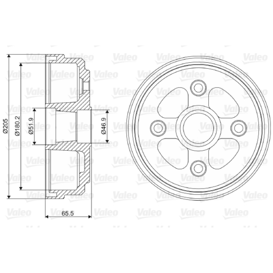 237111 - Brake Drum 