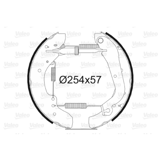 554565 - Brake Shoe Set 