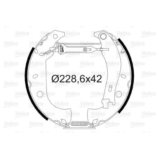 554777 - Brake Shoe Set 