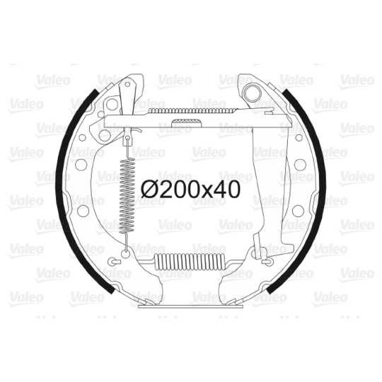 554839 - Brake Shoe Set 