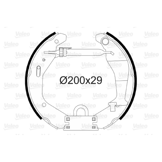 554862 - Brake Shoe Set 