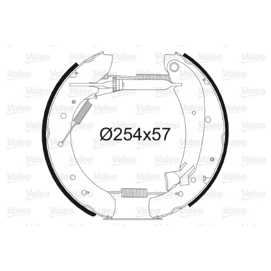 554881 - Brake Shoe Set 