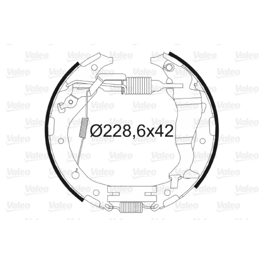 554882 - Brake Shoe Set 