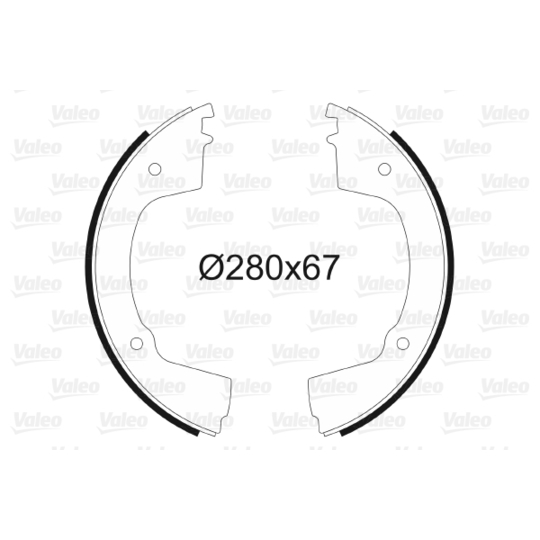 562433 - Brake Shoe Set 