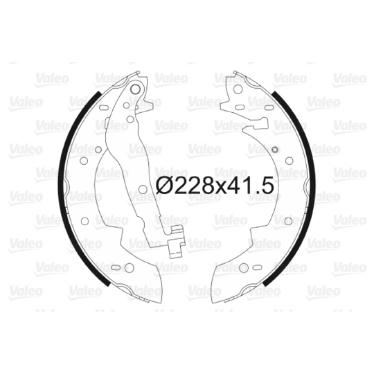 562561 - Brake Shoe Set 