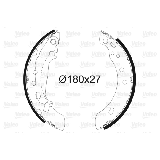 562597 - Brake Shoe Set 