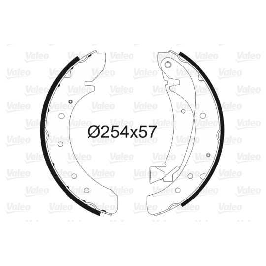 562627 - Brake Shoe Set 