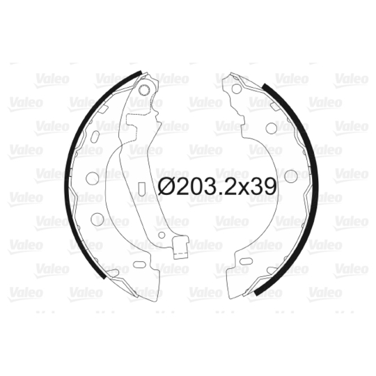 562642 - Brake Shoe Set 