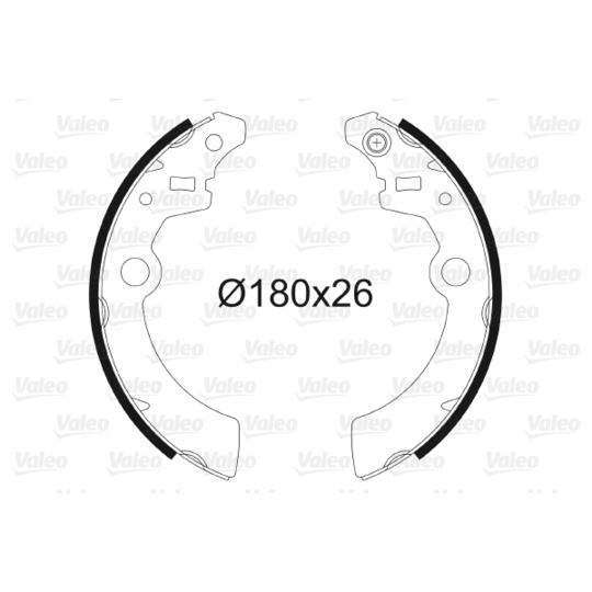 562999 - Brake Shoe Set 