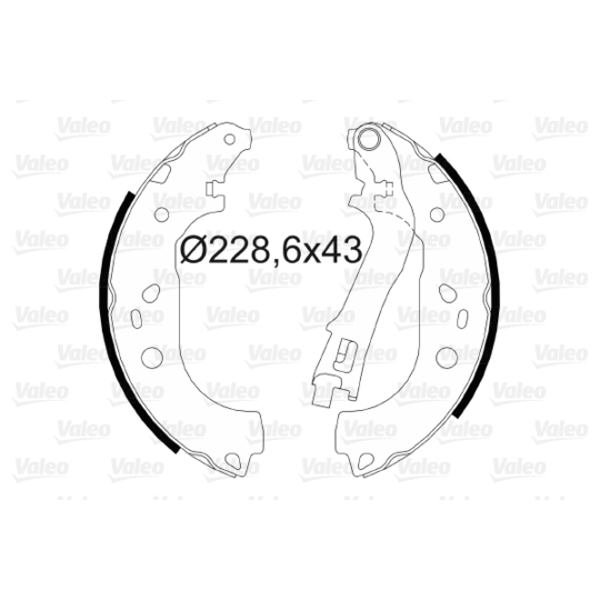 564073 - Brake Shoe Set 