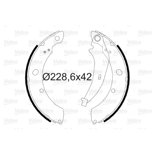 564077 - Brake Shoe Set 