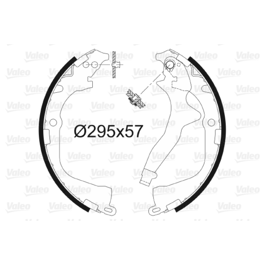 564148 - Brake Shoe Set 