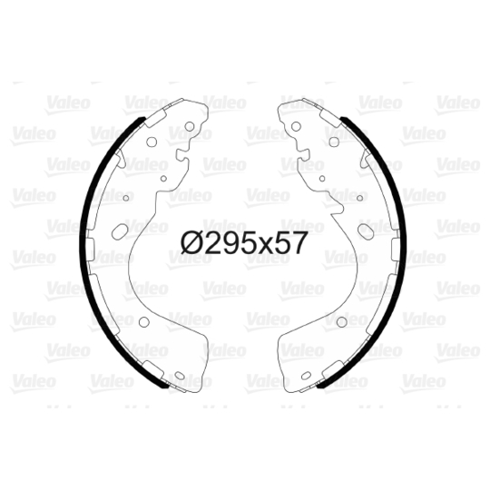 564194 - Brake Shoe Set 