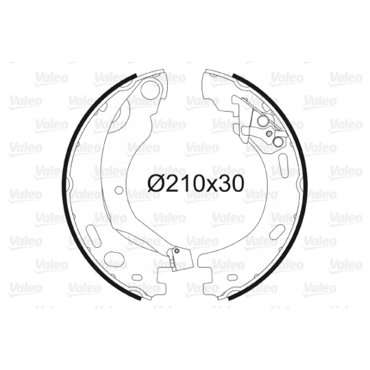 564200 - Brake Shoe Set, parking brake 