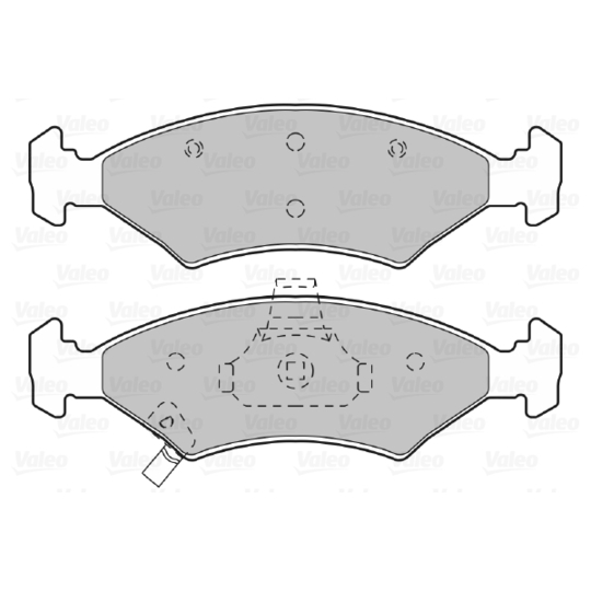 598989 - Brake Pad Set, disc brake 