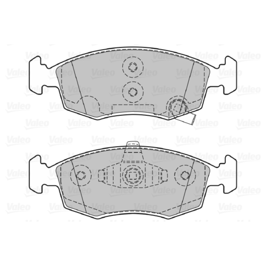 601297 - Brake Pad Set, disc brake 