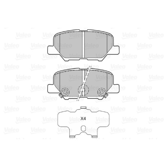 601361 - Piduriklotsi komplekt, ketaspidur 