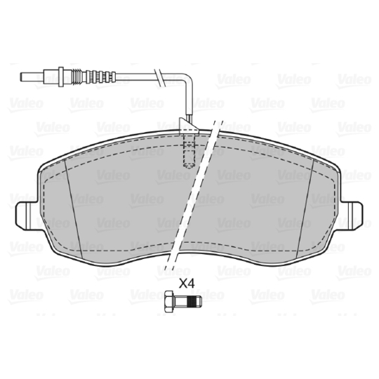 601384 - Brake Pad Set, disc brake 