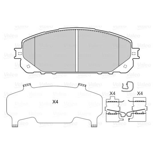 601540 - Brake Pad Set, disc brake 