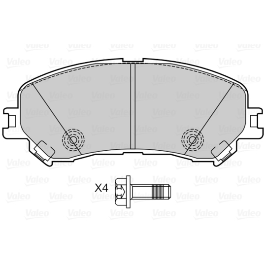 601596 - Brake Pad Set, disc brake 