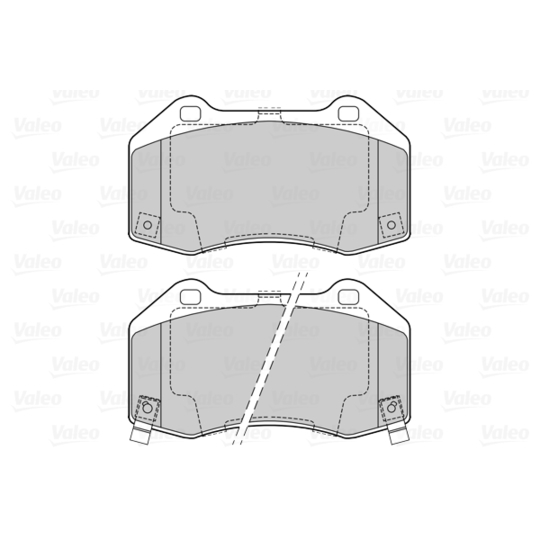 601597 - Piduriklotsi komplekt, ketaspidur 