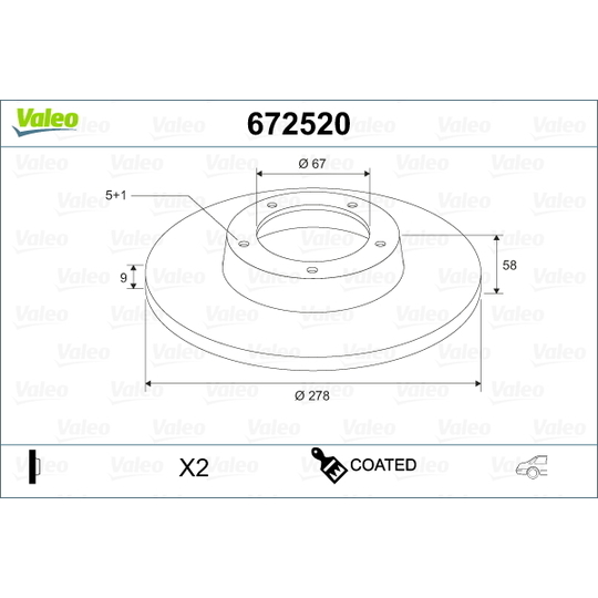 672520 - Brake Disc 