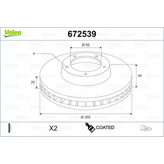 672539 - Brake Disc 