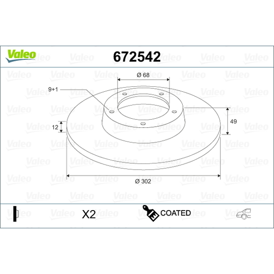 672542 - Brake Disc 