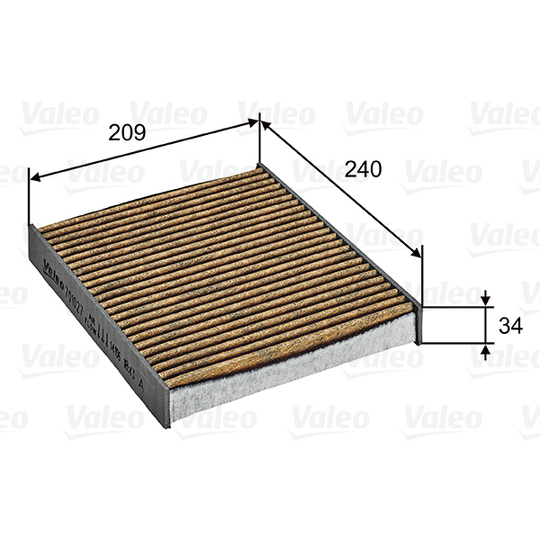 701027 - Filter, interior air 