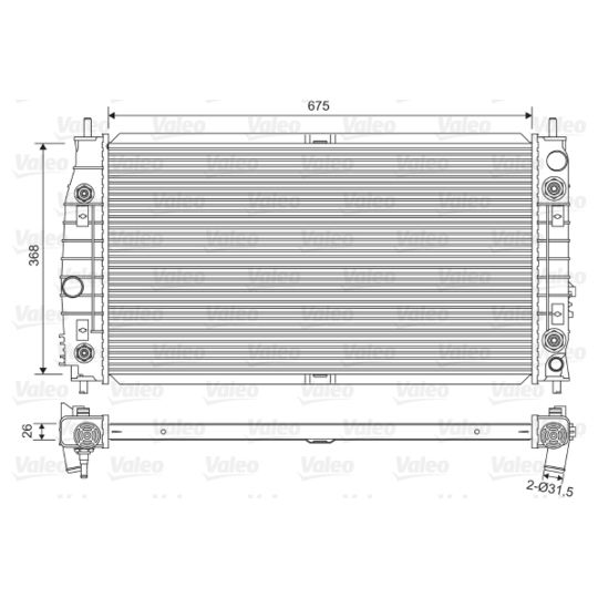 701556 - Kylare, motorkylning 