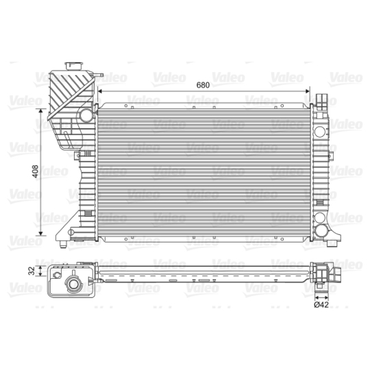 701589 - Radiator, engine cooling 