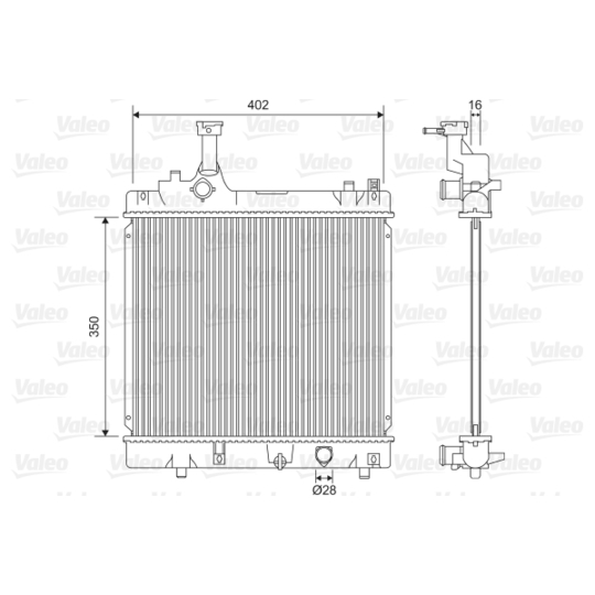 701614 - Radiator, engine cooling 