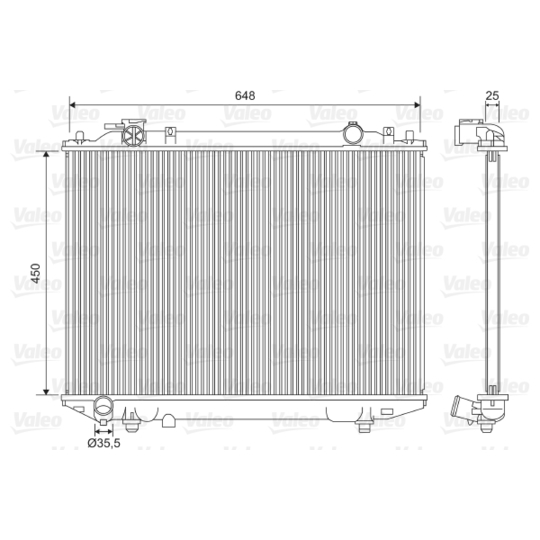 701615 - Radiator, engine cooling 