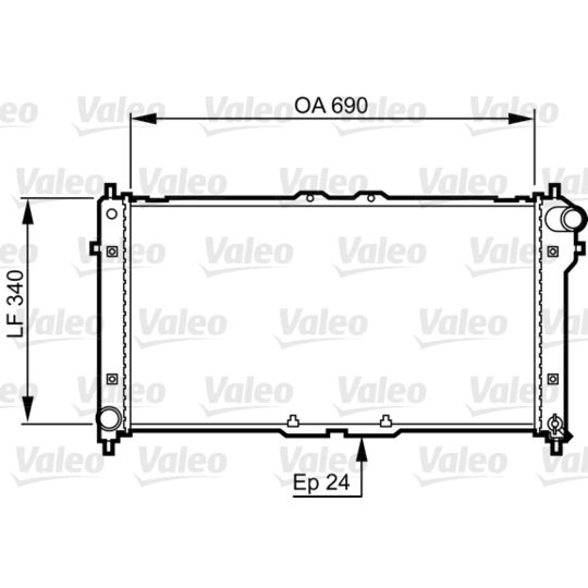 731466 - Radiator, engine cooling 