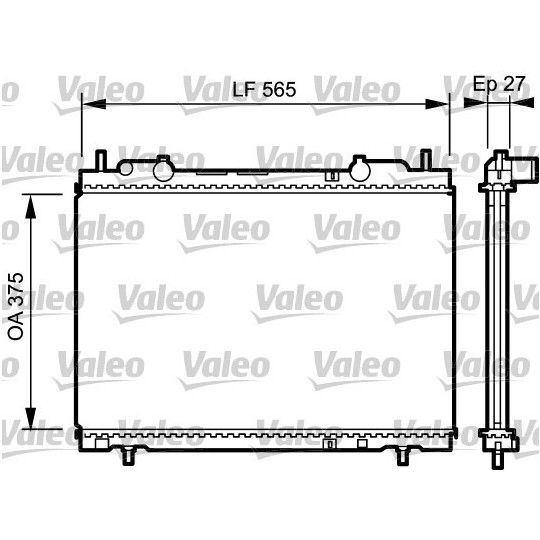 731973 - Radiator, engine cooling 