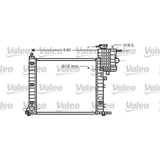 734669 - Radiator, engine cooling 