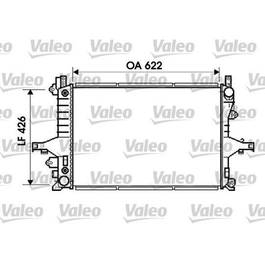 734720 - Radiator, engine cooling 