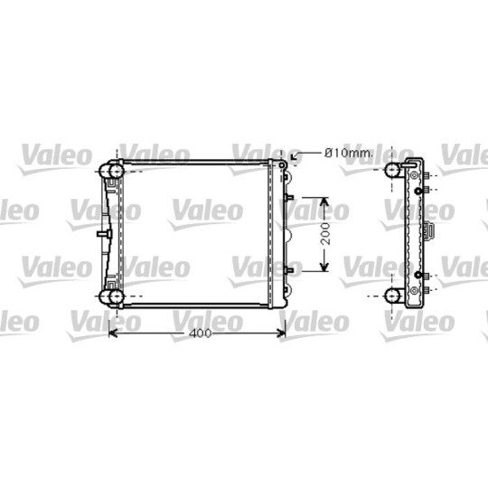 734827 - Radiator, engine cooling 