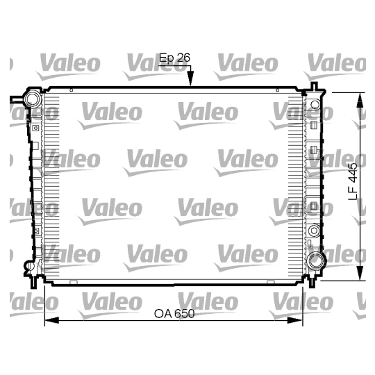 735512 - Radiaator, mootorijahutus 