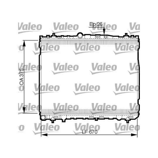 735514 - Radiaator, mootorijahutus 