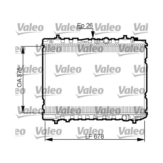 735526 - Radiaator, mootorijahutus 